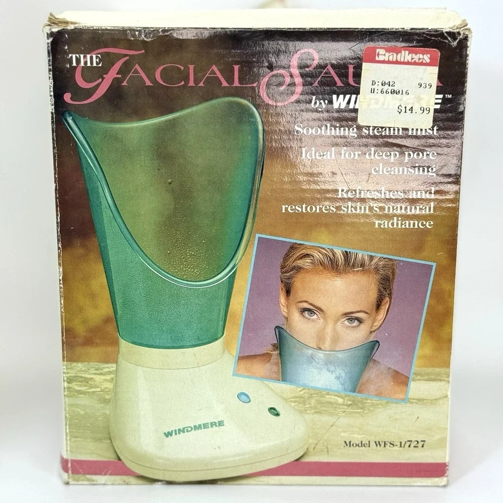 Vintage Windmere Facial Sauna WFS-1/727 Steam Spa Steamer Tested Works Treatment